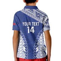 Toa Samoa Rugby Custom Kid Polo Shirt Go Champions Pacific Samoan Pattern LT14 - Polynesian Pride