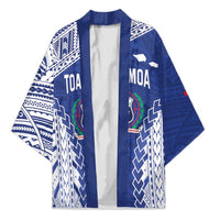 Toa Samoa Rugby Custom Kimono Go Champions Pacific Samoan Pattern LT14 Unisex Blue - Polynesian Pride