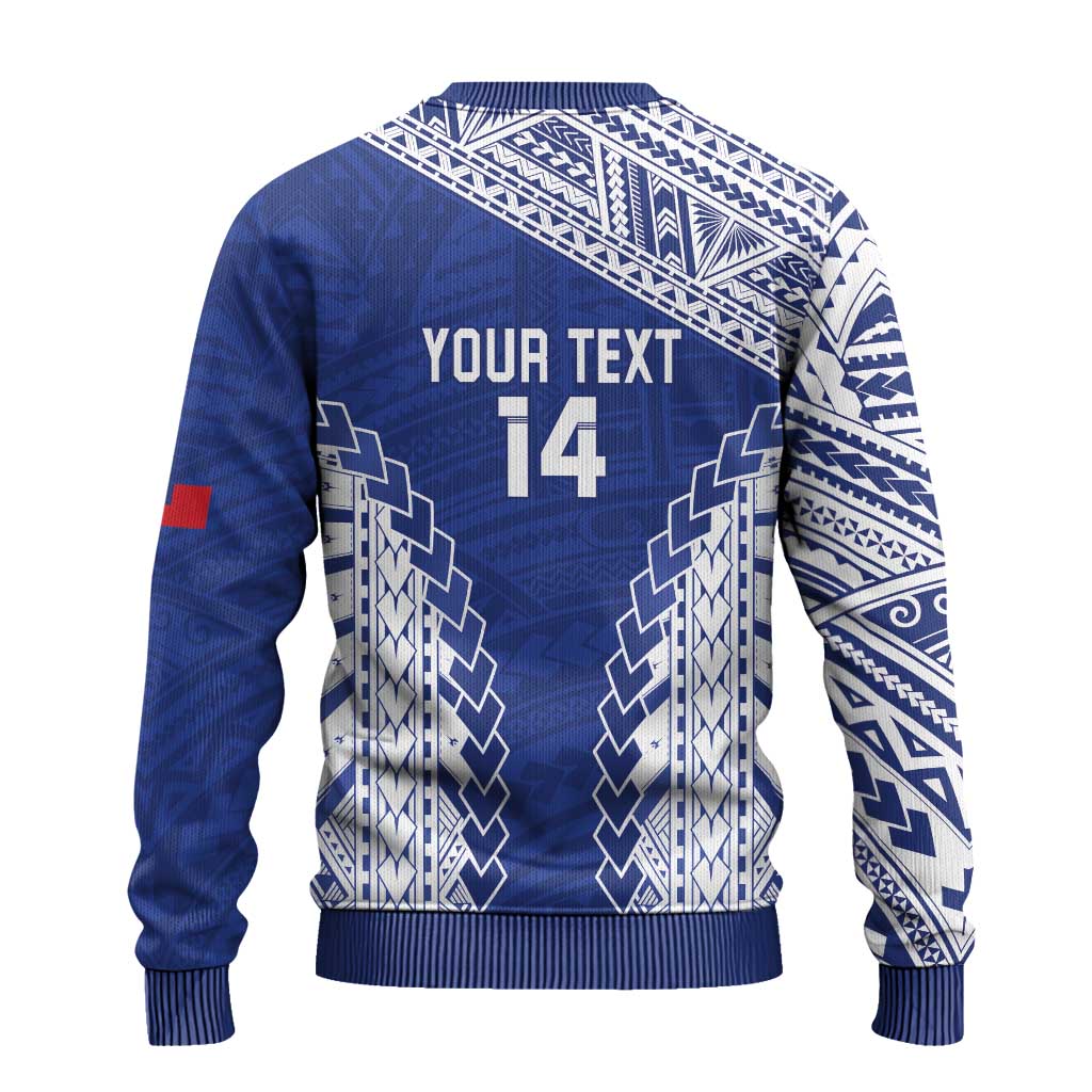 Toa Samoa Rugby Custom Ugly Christmas Sweater Go Champions Pacific Samoan Pattern LT14 - Polynesian Pride