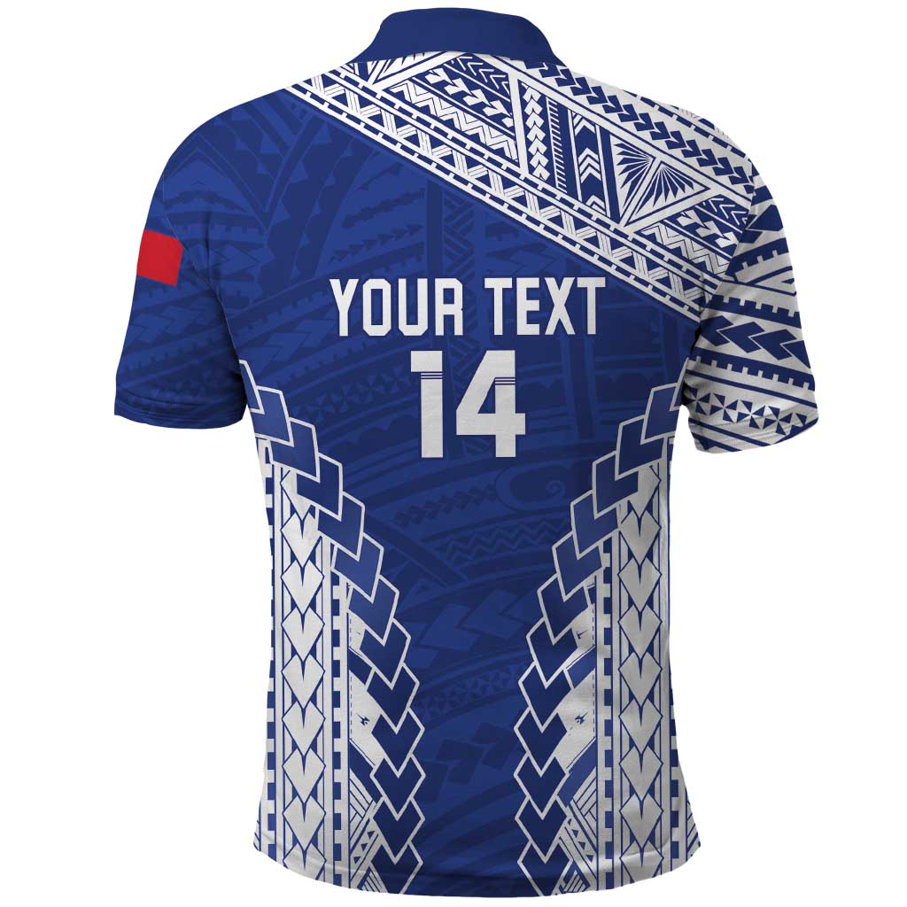 Toa Samoa Rugby Custom Polo Shirt Go Champions Pacific Samoan Pattern LT14 - Polynesian Pride