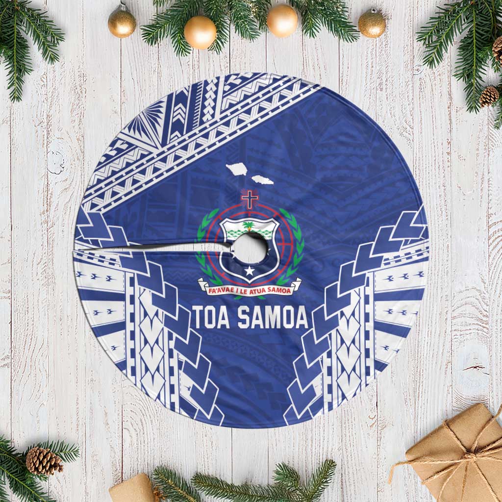 Toa Samoa Rugby Tree Skirt Go Champions Pacific Samoan Pattern LT14 Casual Blue - Polynesian Pride