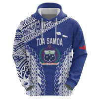 Toa Samoa Rugby Custom Zip Hoodie Go Champions Pacific Samoan Pattern LT14 - Polynesian Pride