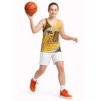 Personalized Mililani Hawaii High School Basketball Jersey Puakenikeni Lei Hawaiian Pattern LT14 - Polynesian Pride