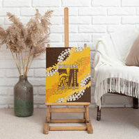 Personalized Mililani Hawaii High School Canvas Wall Art Puakenikeni Lei Hawaiian Pattern LT14 - Polynesian Pride