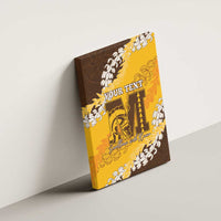 Personalized Mililani Hawaii High School Canvas Wall Art Puakenikeni Lei Hawaiian Pattern LT14 - Polynesian Pride
