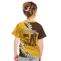 Personalized Mililani Hawaii High School Kid T Shirt Puakenikeni Lei Hawaiian Pattern LT14 - Polynesian Pride