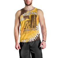 Personalized Mililani Hawaii High School Men Tank Top Puakenikeni Lei Hawaiian Pattern LT14 - Polynesian Pride