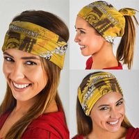 Personalized Mililani Hawaii High School Neck Gaiter Puakenikeni Lei Hawaiian Pattern LT14 - Polynesian Pride