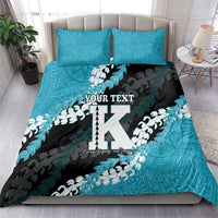 Personalized Kapolei Hawaii High School Bedding Set Puakenikeni Lei Hawaiian Pattern LT14 - Polynesian Pride