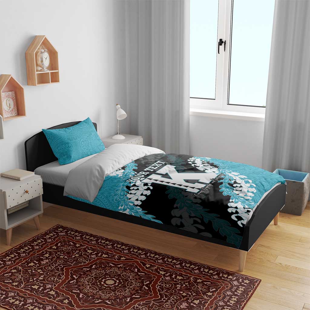Personalized Kapolei Hawaii High School Bedding Set Puakenikeni Lei Hawaiian Pattern LT14 - Polynesian Pride