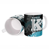 Personalized Kapolei Hawaii High School Ceramic Mug Puakenikeni Lei Hawaiian Pattern LT14 - Polynesian Pride