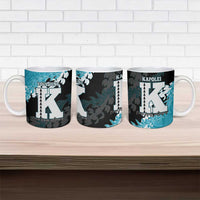Personalized Kapolei Hawaii High School Ceramic Mug Puakenikeni Lei Hawaiian Pattern LT14 - Polynesian Pride