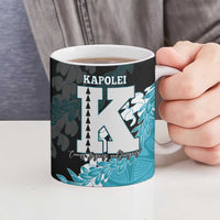 Personalized Kapolei Hawaii High School Ceramic Mug Puakenikeni Lei Hawaiian Pattern LT14 - Polynesian Pride