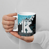 Personalized Kapolei Hawaii High School Ceramic Mug Puakenikeni Lei Hawaiian Pattern LT14 - Polynesian Pride