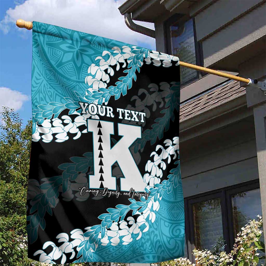 Personalized Kapolei Hawaii High School Garden Flag Puakenikeni Lei Hawaiian Pattern LT14 - Polynesian Pride