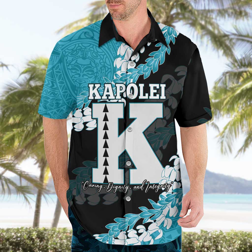 Personalized Kapolei Hawaii High School Hawaiian Shirt Puakenikeni Lei Hawaiian Pattern LT14 - Polynesian Pride
