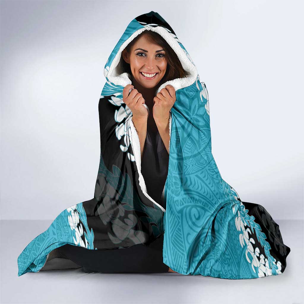 Personalized Kapolei Hawaii High School Hooded Blanket Puakenikeni Lei Hawaiian Pattern LT14 - Polynesian Pride
