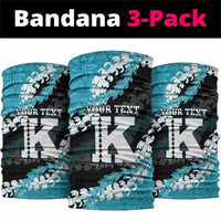 Personalized Kapolei Hawaii High School Neck Gaiter Puakenikeni Lei Hawaiian Pattern LT14 package One Size: 25*50cm Teal - Polynesian Pride