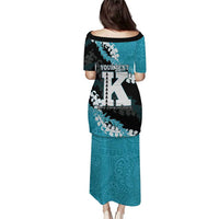 Personalized Kapolei Hawaii High School Puletasi Puakenikeni Lei Hawaiian Pattern LT14 - Polynesian Pride