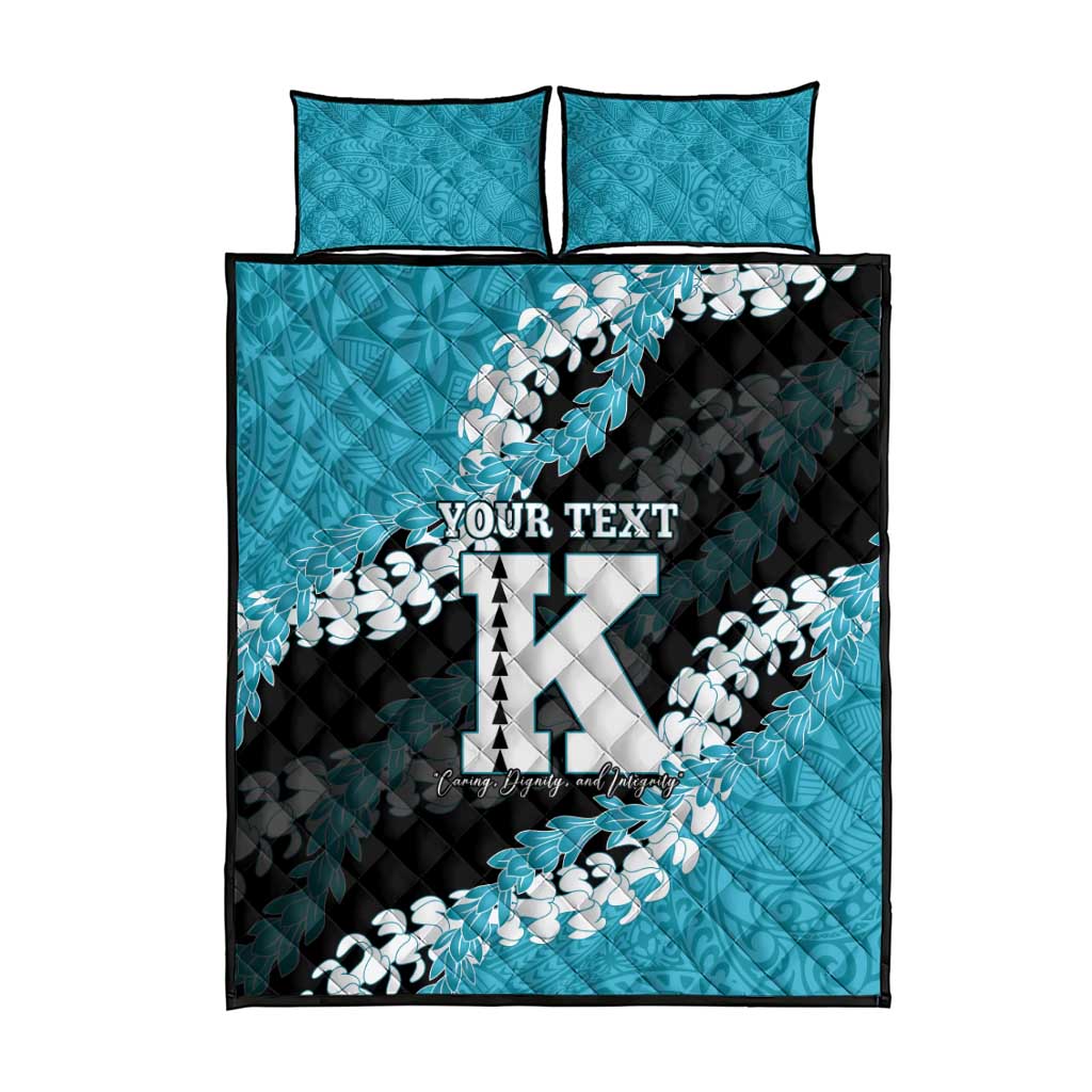 Personalized Kapolei Hawaii High School Quilt Bed Set Puakenikeni Lei Hawaiian Pattern LT14 - Polynesian Pride