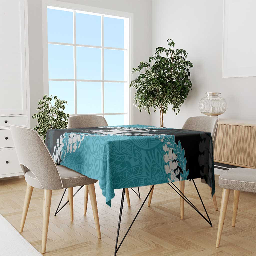 Personalized Kapolei Hawaii High School Tablecloth Puakenikeni Lei Hawaiian Pattern LT14 - Polynesian Pride