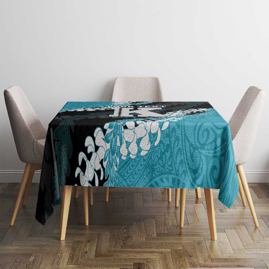 Personalized Kapolei Hawaii High School Tablecloth Puakenikeni Lei Hawaiian Pattern LT14 - Polynesian Pride