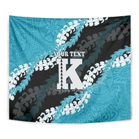 Personalized Kapolei Hawaii High School Tapestry Puakenikeni Lei Hawaiian Pattern LT14 - Polynesian Pride