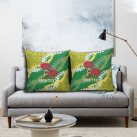 Personalized Leilehua Hawaii High School Pillow Cover Puakenikeni Lei Hawaiian Pattern LT14 - Polynesian Pride