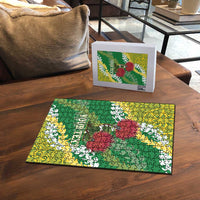 Personalized Leilehua Hawaii High School Puzzle Puakenikeni Lei Hawaiian Pattern LT14 - Polynesian Pride