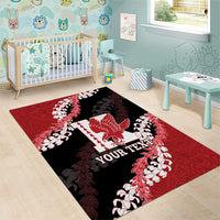 Personalized Kalani Hawaii High School Area Rug Puakenikeni Lei Hawaiian Pattern LT14 - Polynesian Pride