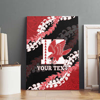 Personalized Kalani Hawaii High School Canvas Wall Art Puakenikeni Lei Hawaiian Pattern LT14 - Polynesian Pride