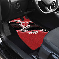 Personalized Kalani Hawaii High School Car Mats Puakenikeni Lei Hawaiian Pattern LT14 - Polynesian Pride