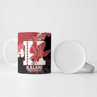 Personalized Kalani Hawaii High School Ceramic Mug Puakenikeni Lei Hawaiian Pattern LT14 - Polynesian Pride