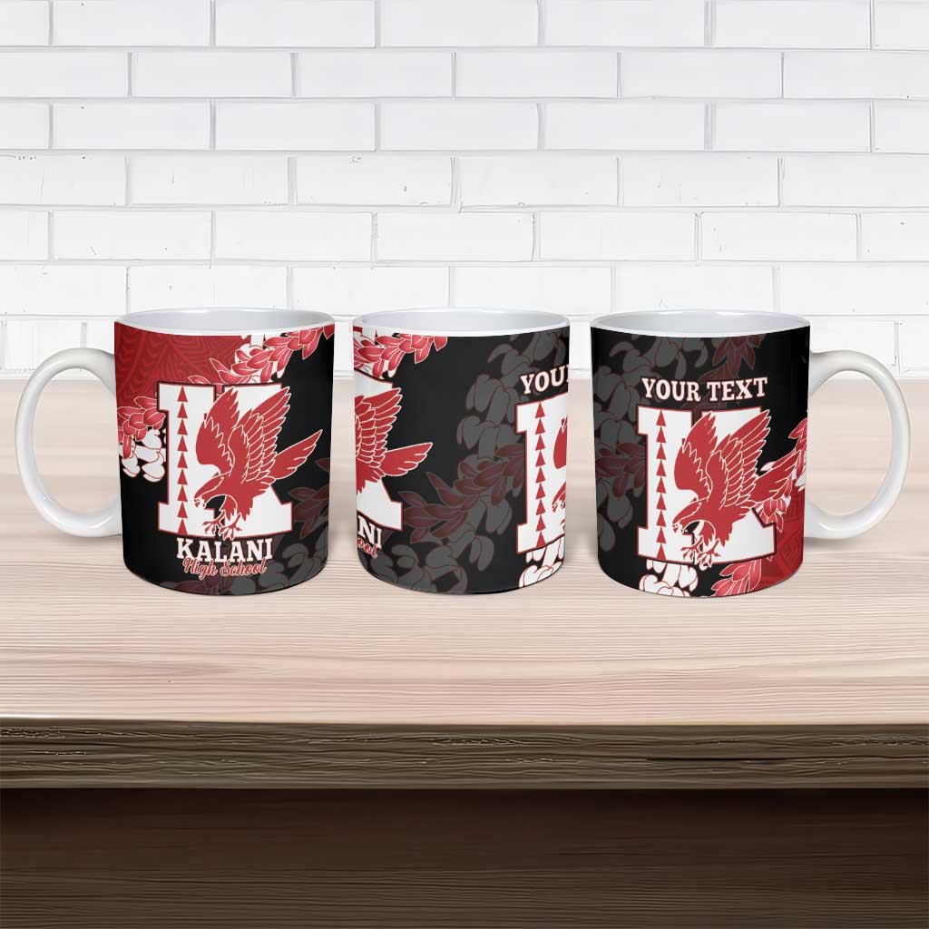 Personalized Kalani Hawaii High School Ceramic Mug Puakenikeni Lei Hawaiian Pattern LT14 - Polynesian Pride