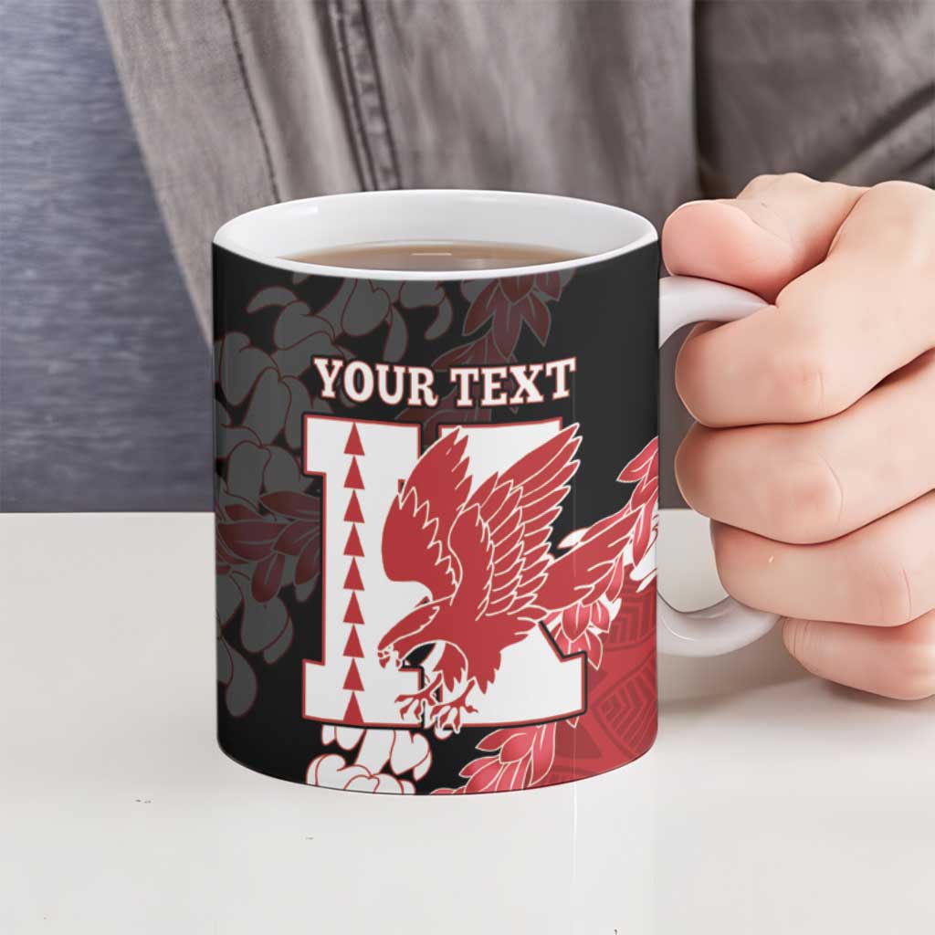 Personalized Kalani Hawaii High School Ceramic Mug Puakenikeni Lei Hawaiian Pattern LT14 - Polynesian Pride
