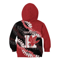 Personalized Kalani Hawaii High School Kid Hoodie Puakenikeni Lei Hawaiian Pattern LT14 - Polynesian Pride