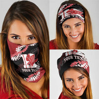 Personalized Kalani Hawaii High School Neck Gaiter Puakenikeni Lei Hawaiian Pattern LT14 - Polynesian Pride