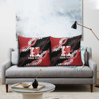 Personalized Kalani Hawaii High School Pillow Cover Puakenikeni Lei Hawaiian Pattern LT14 - Polynesian Pride