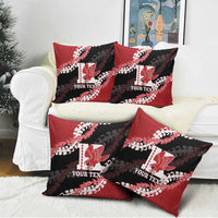 Personalized Kalani Hawaii High School Pillow Cover Puakenikeni Lei Hawaiian Pattern LT14 - Polynesian Pride