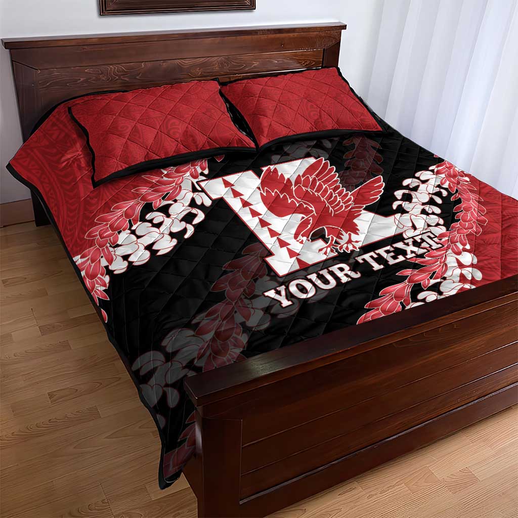 Personalized Kalani Hawaii High School Quilt Bed Set Puakenikeni Lei Hawaiian Pattern LT14 - Polynesian Pride