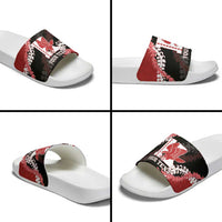 Personalized Kalani Hawaii High School Slide Sandals Puakenikeni Lei Hawaiian Pattern LT14 - Polynesian Pride