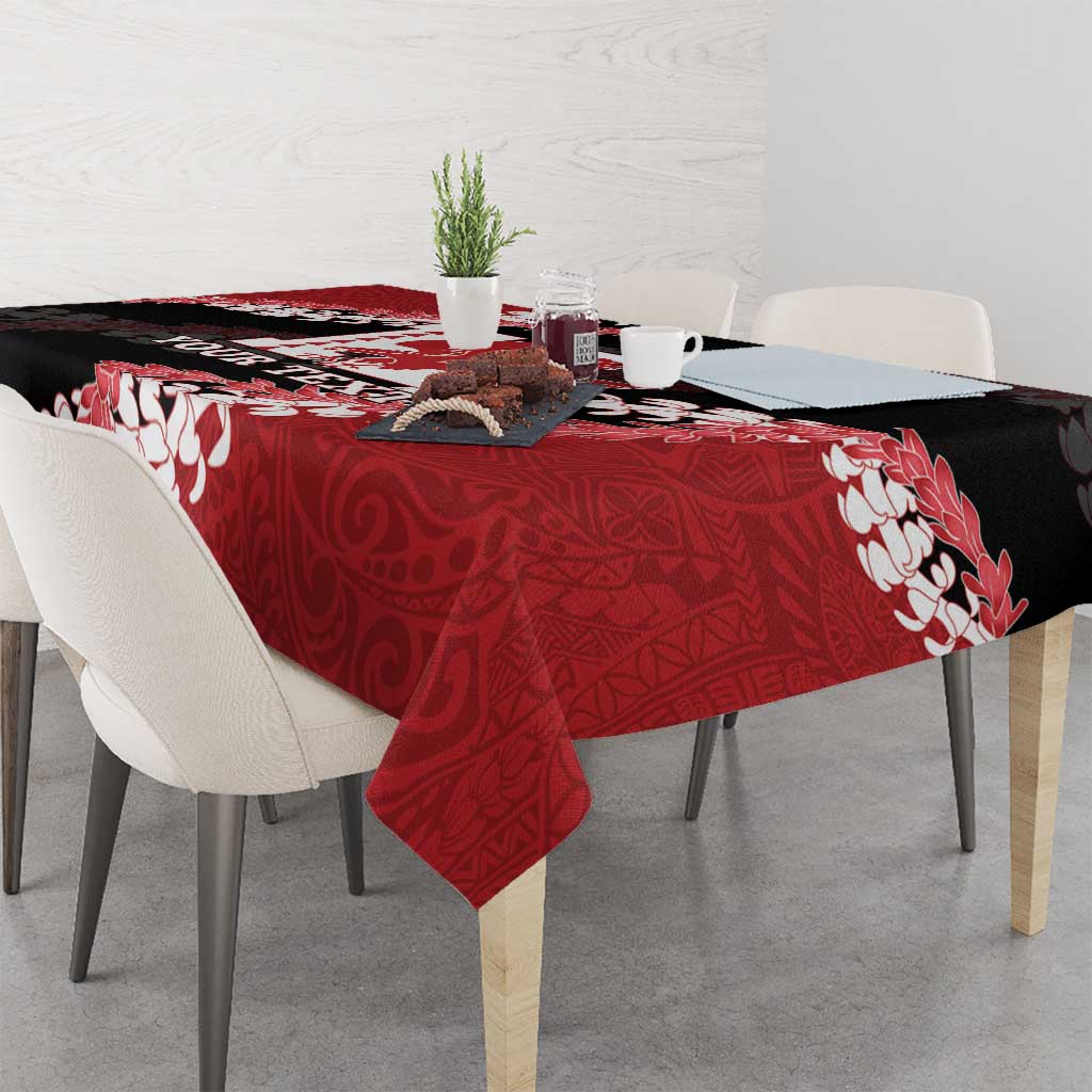 Personalized Kalani Hawaii High School Tablecloth Puakenikeni Lei Hawaiian Pattern LT14 - Polynesian Pride