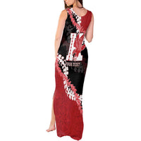 Personalized Kalani Hawaii High School Tank Maxi Dress Puakenikeni Lei Hawaiian Pattern LT14 - Polynesian Pride