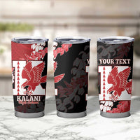 Personalized Kalani Hawaii High School Tumbler Cup Puakenikeni Lei Hawaiian Pattern LT14 - Polynesian Pride