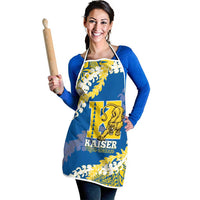 Kaiser Hawaii High School Apron Puakenikeni Lei Hawaiian Pattern LT14 - Polynesian Pride