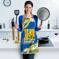 Kaiser Hawaii High School Apron Puakenikeni Lei Hawaiian Pattern LT14 - Polynesian Pride