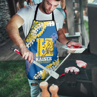 Kaiser Hawaii High School Apron Puakenikeni Lei Hawaiian Pattern LT14 - Polynesian Pride