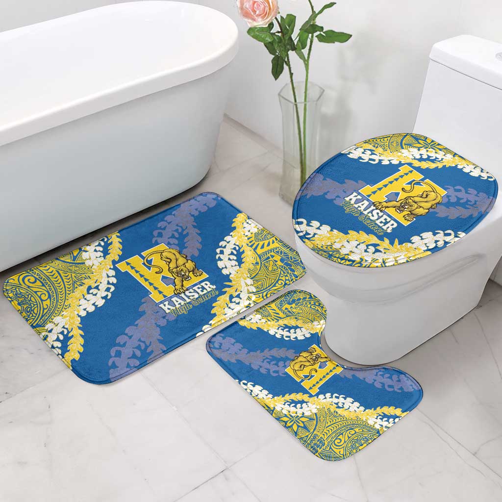 Kaiser Hawaii High School Bathroom Set Puakenikeni Lei Hawaiian Pattern LT14 - Polynesian Pride