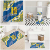 Kaiser Hawaii High School Bathroom Set Puakenikeni Lei Hawaiian Pattern LT14 - Polynesian Pride