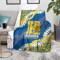 Kaiser Hawaii High School Blanket Puakenikeni Lei Hawaiian Pattern LT14 - Polynesian Pride